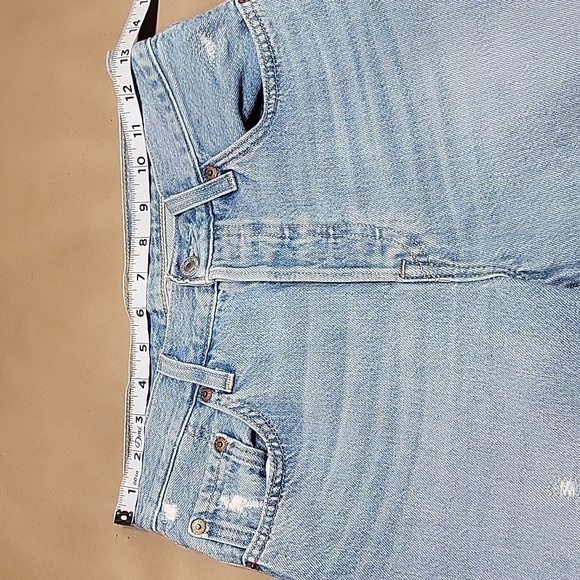 Levi's Size 25 Waist 501 Original Cropped Ripped Women's Jeans, Exc. Used Cond. - Picture 2 of 14
